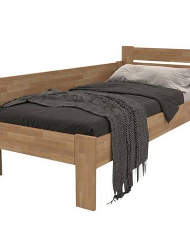 Rohová posteľ JOHANA buk/ľavá, 80x200 cm