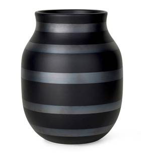 Kähler Design Čierna keramická váza ø 16 cm Omaggio - , značky Kähler Design