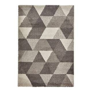 Think Rugs Sivý koberec  Royal Nomadic Grey, 120 × 170 cm, značky Think Rugs