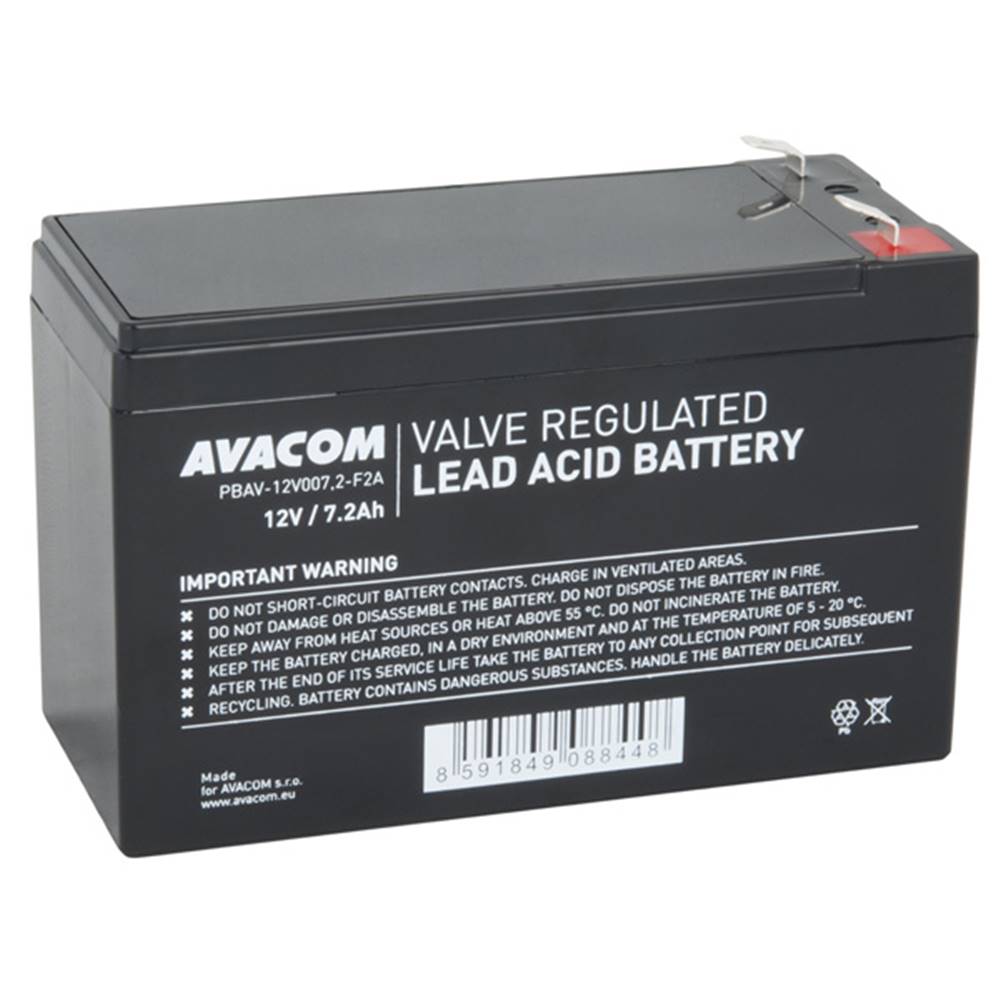 Avacom  batéria Standard, 12V, 7,2Ah, PBAV-12V007,2-F2A, značky Avacom