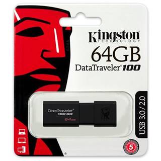 KINGSTON 64GB USB 3.0 DATATRAVELER 100 G3 DT100G3/64GB