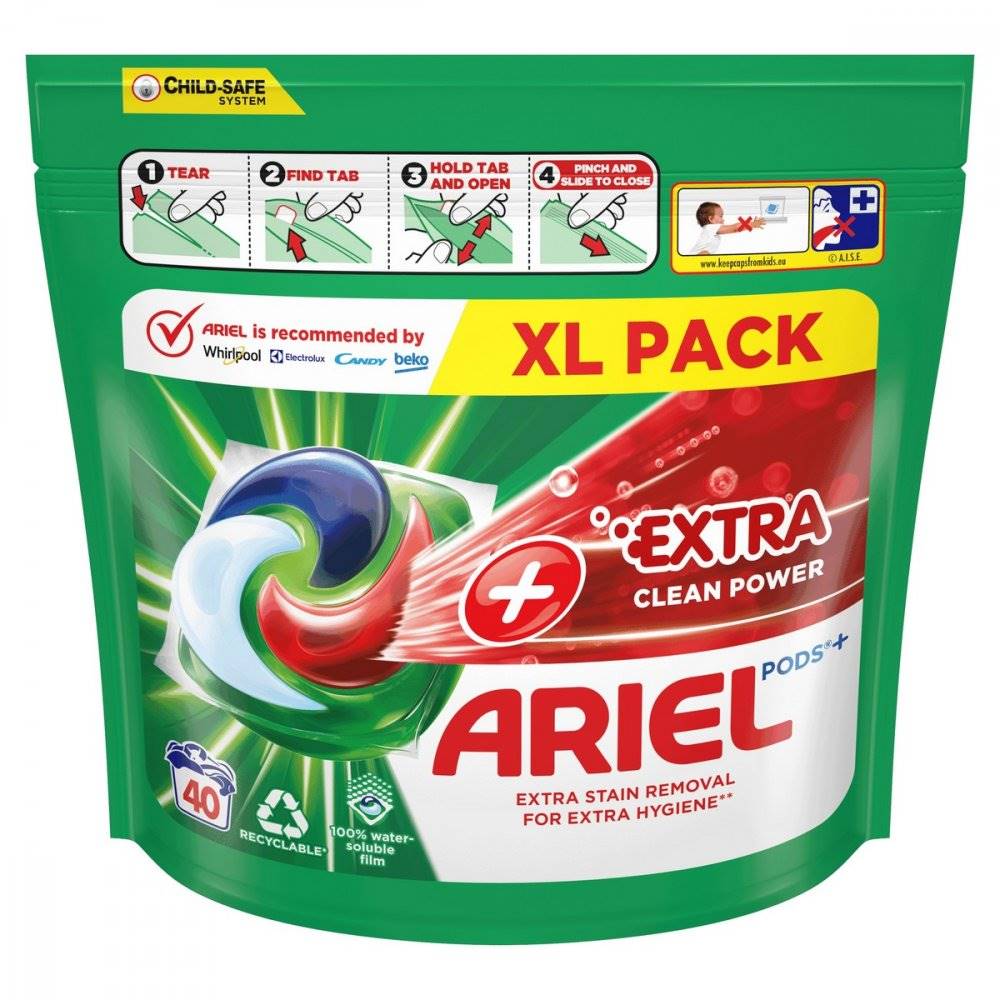 Ariel ARIEL KAPSULY 40KS EXTRA CLEAN, značky Ariel