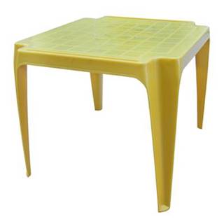 Kinekus Stôl plastový BABY, žltý, značky Kinekus