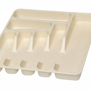Kinekus Príborník plastový, 7-dielny, krémový, 39,5x37x5 cm, značky Kinekus