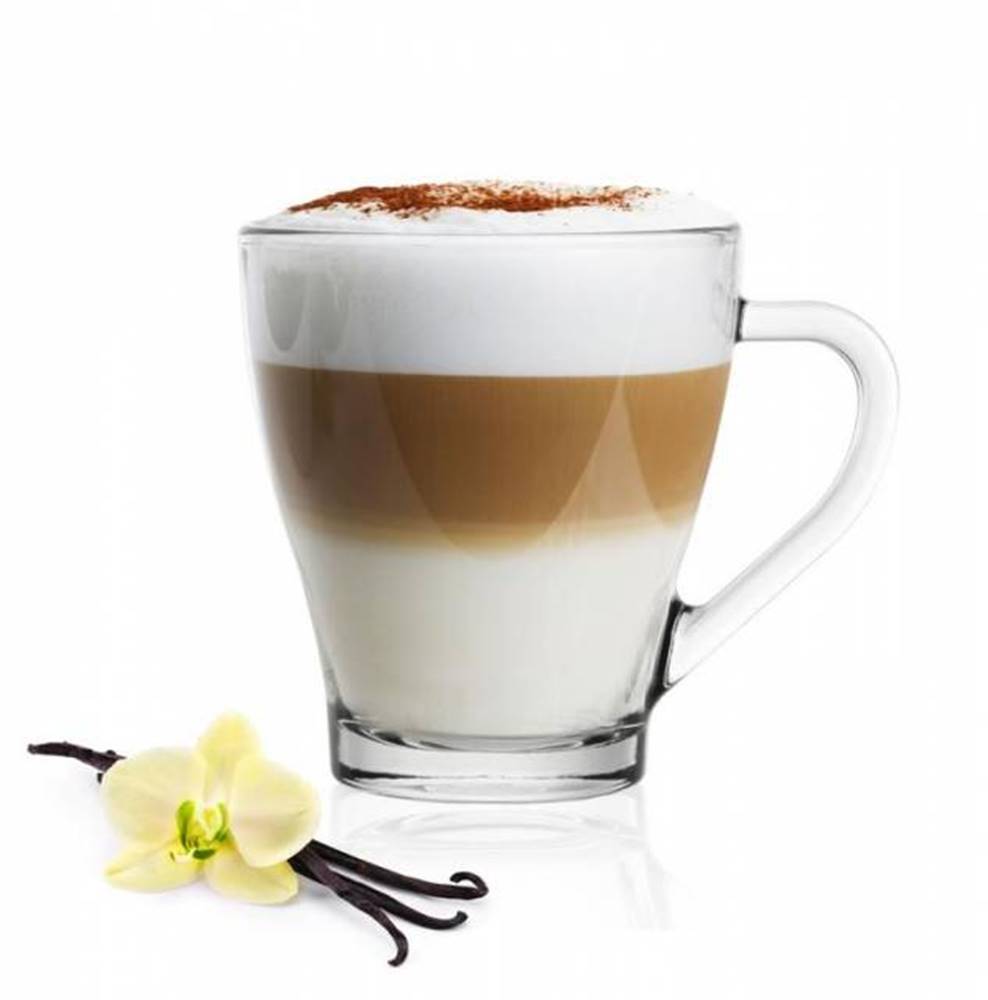 Kinekus Hrnček sklenený na kávu, cappuccino, 200 ml, značky Kinekus