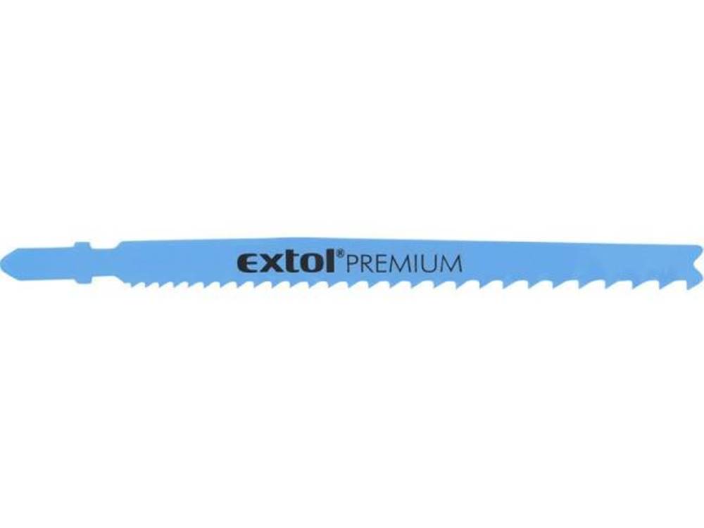 EXTOL PREMIUM plátky do přímočaré pily 5ks 132x1mm Bi-metal, značky EXTOL PREMIUM