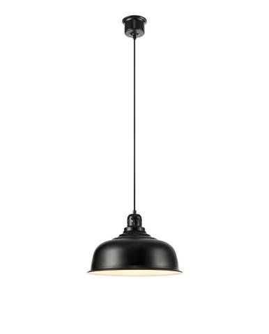 Čierne závesné svietidlo s kovovým tienidlom 37x37 cm Port - Markslöjd