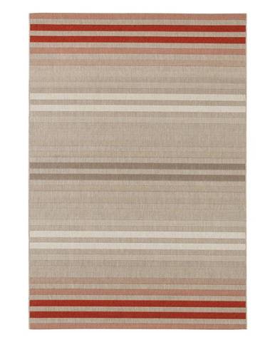 Červeno-krémový vonkajší koberec NORTHRUGS Paros, 160 x 230 cm