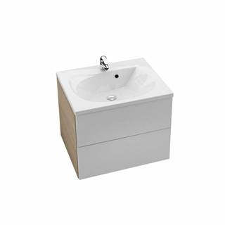 Ravak Kúpeľňová skrinka pod umývadlo  Rosa 76x49 cm cappuccino/biela, značky Ravak