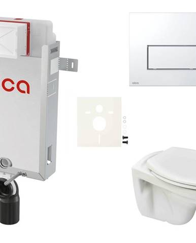 Cenovo zvýhodnený závesný WC set Alca na zamurovanie + WC S-Line S-line Pre