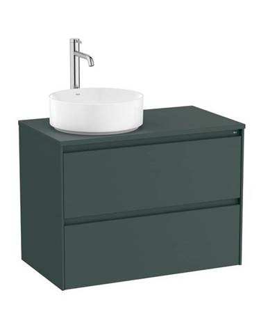 Kúpeľňová skrinka pod umývadlo Roca ONA 79,4x58,3x45,7 cm zelená mat ONADESK802ZZML