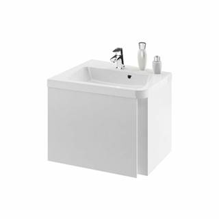 Kúpeľňová skrinka pod umývadlo Ravak 10° 65x54 cm biela