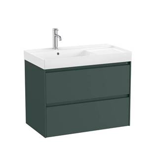 Roca Kúpeľňová skrinka s umývadlom  ONA 80x64,5x46 cm zelená mat ONA802ZZML, značky Roca