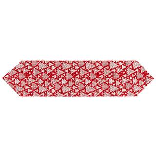 Kvalitex Dakls Vianočný behúň Stromček červená, 32 x 140 cm, značky Kvalitex