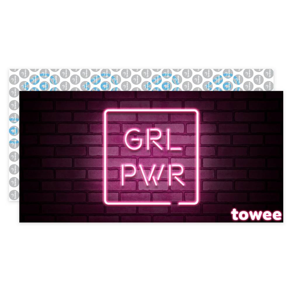 Towee  Rýchloschnúca osuška GIRL PWR, 80 x 160 cm, značky Towee