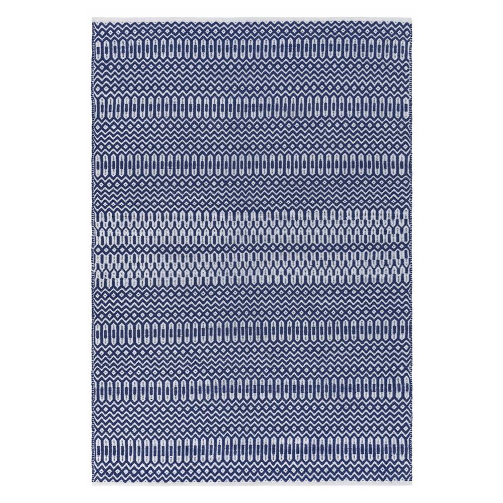 Asiatic Carpets Modro-biely koberec  Halsey, 120 x 170 cm, značky Asiatic Carpets