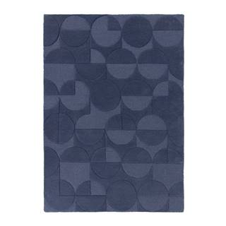 Flair Rugs Modrý koberec z vlny  Gigi, 120 × 170 cm, značky Flair Rugs