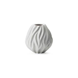 Biela porcelánová váza Morsø Flame, výška 15 cm