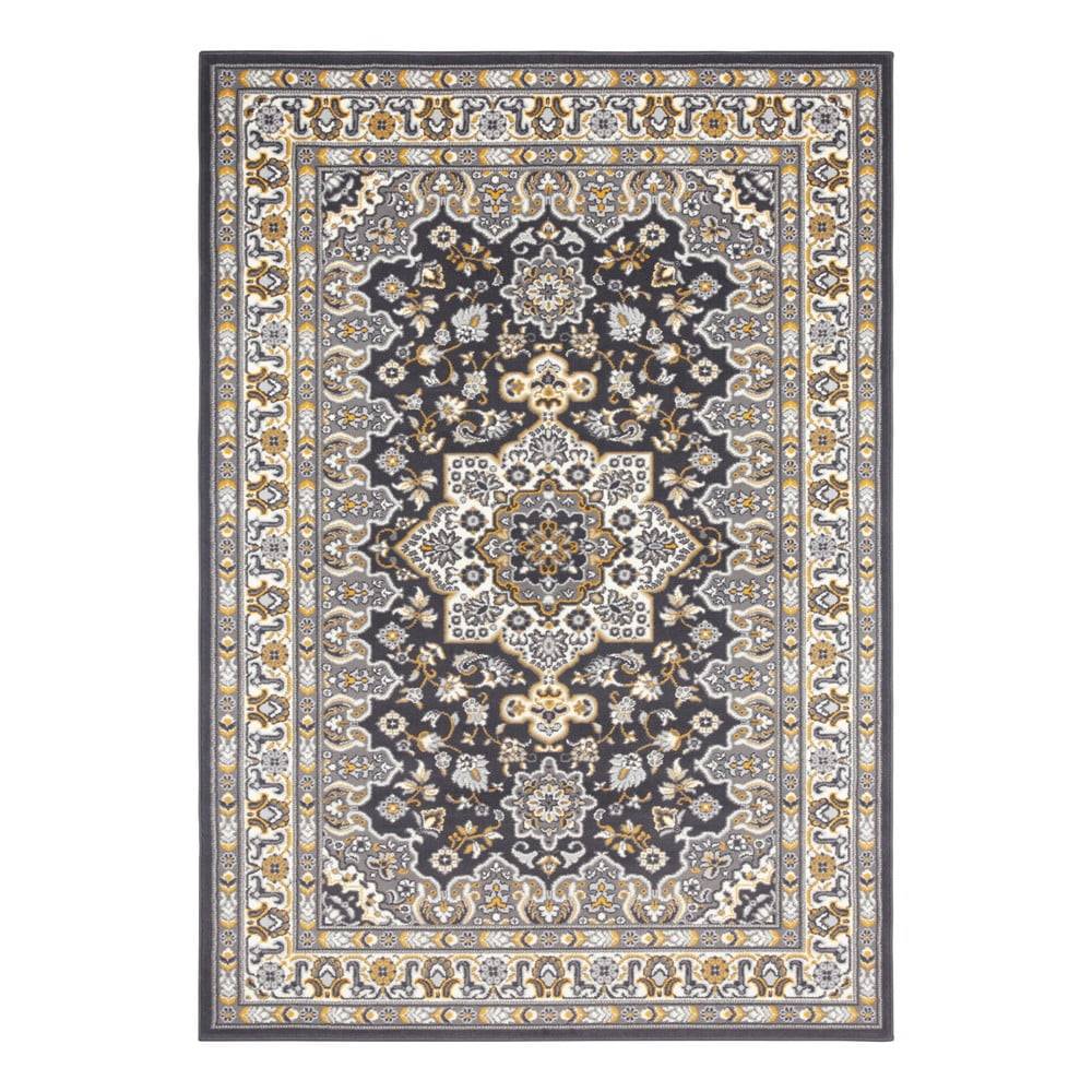 Nouristan Tmavosivý koberec  Parun Tabriz, 120 x 170 cm, značky Nouristan