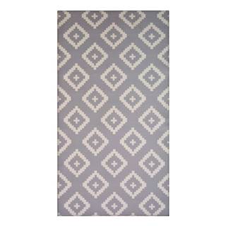 Vitaus Sivý koberec  Geo Winston, 50 × 80 cm, značky Vitaus