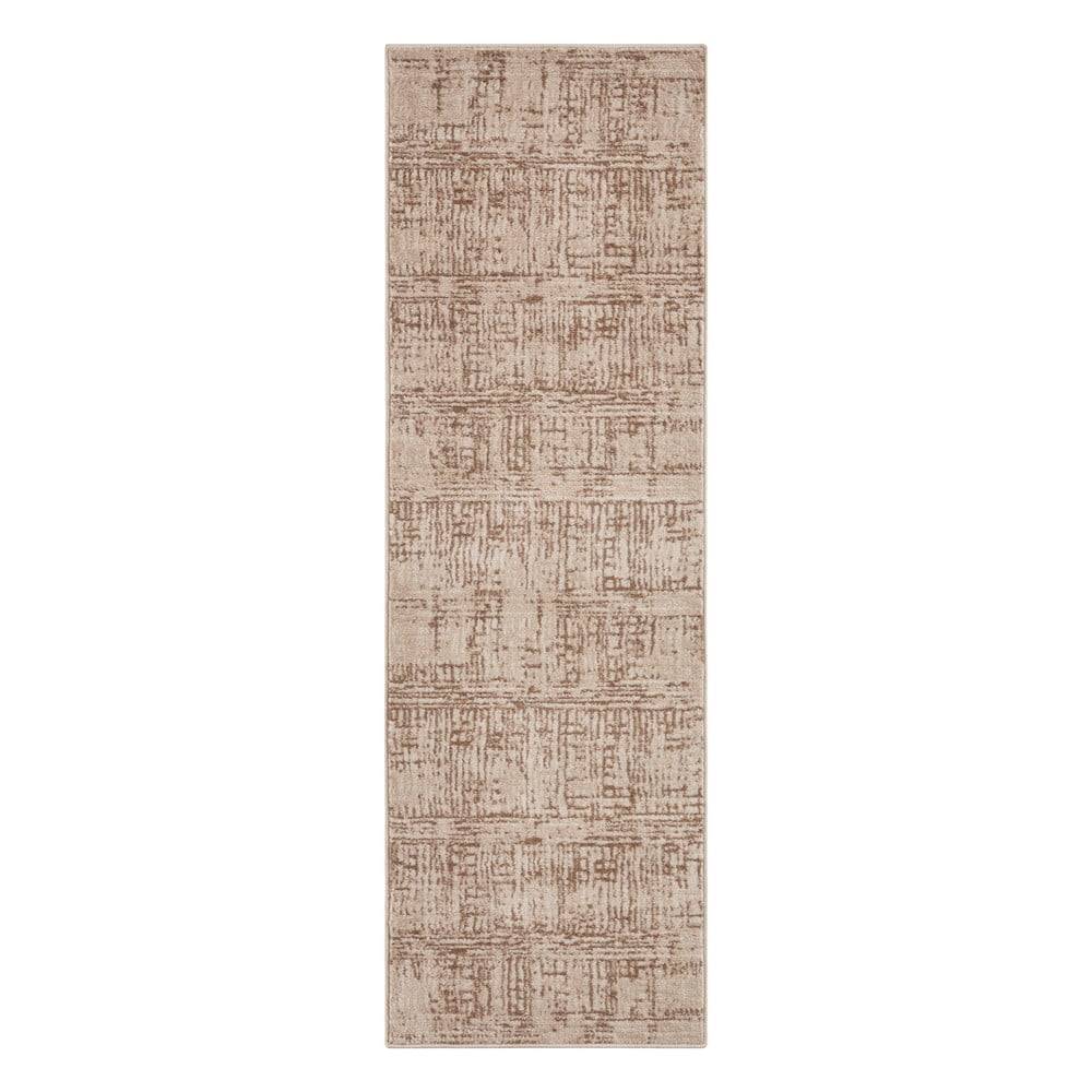 Hanse Home Hnedo-béžový koberec behúň 200x80 cm Terrain - , značky Hanse Home