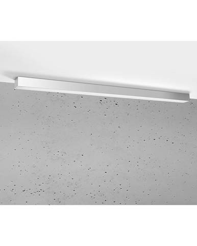 Sivé LED stropné svietidlo 117x6 cm Lemmi - Nice Lamps
