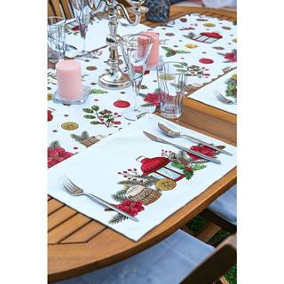 Mila Home Vianočný set 4 ks prestieranie a behúňa na stôl 140x45 cm American Servis - , značky Mila Home