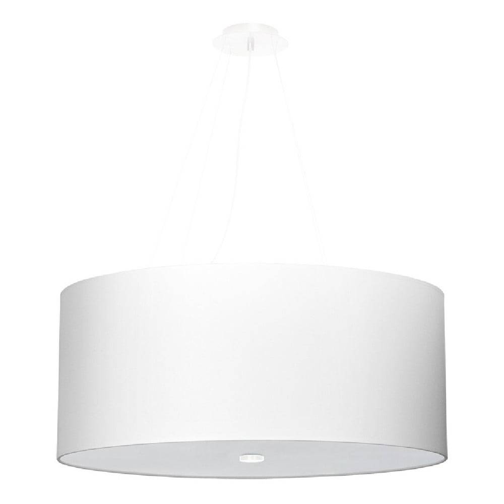 Nice Lamps Biele závesné svietidlo so skleneným tienidlom ø 60 cm Volta - , značky Nice Lamps
