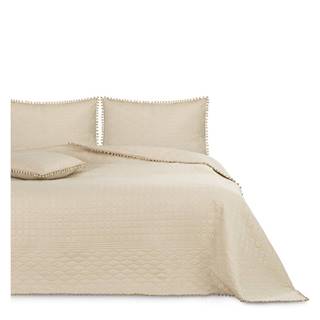 AmeliaHome Béžová prikrývka na posteľ  Meadore, 170 x 270 cm, značky AmeliaHome