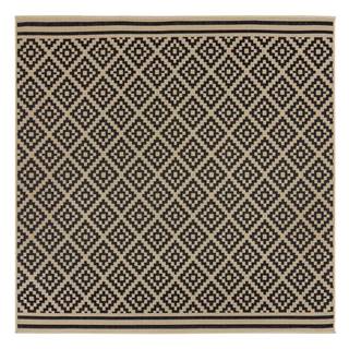 Čierno-béžový vonkajší koberec 200x200 cm Moretti - Flair Rugs