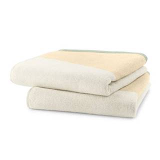 Žakárové uteráky, 2 ks, vanilkové