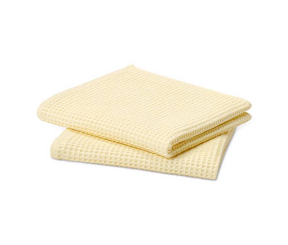 Tchibo Prémiové uteráky z piké s vafľovou štruktúrou, 2 ks, vanilkové, značky Tchibo
