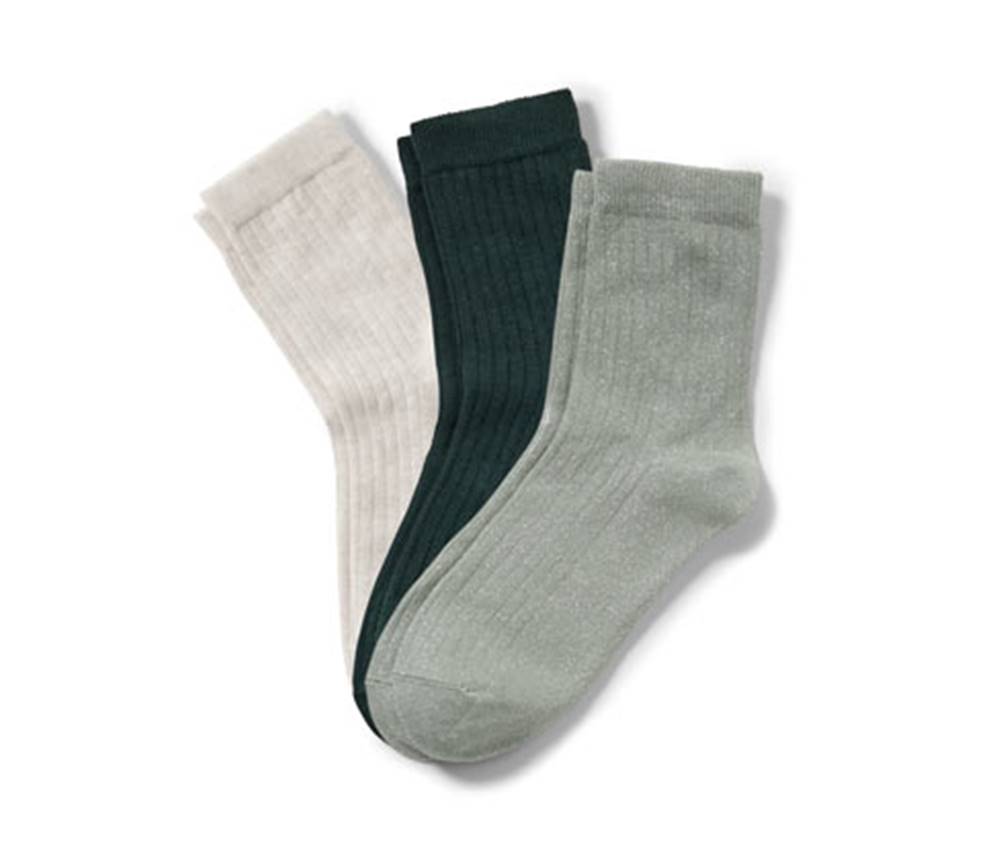 Tchibo Ponožky z rebrovanej pleteniny, 3 páry, značky Tchibo