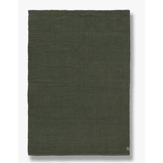 Tmavo zelený jutový koberec behúň 70x150 cm Ribbon - Mette Ditmer Denmark