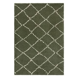 Mint Rugs Zelený koberec  Hash, 120 x 170 cm, značky Mint Rugs