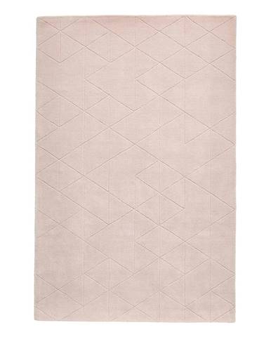 Ružový vlnený koberec Think Rugs Kasbah, 120 x 170 cm