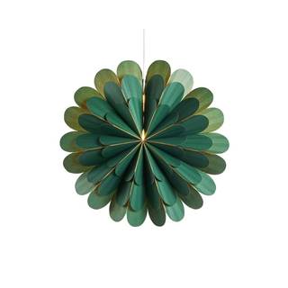Zelená závesná svetelná dekorácia Markslöjd Marigold, výška 45 cm