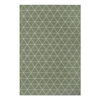 Zelený vonkajší koberec Ragami Athens, 120 x 170 cm