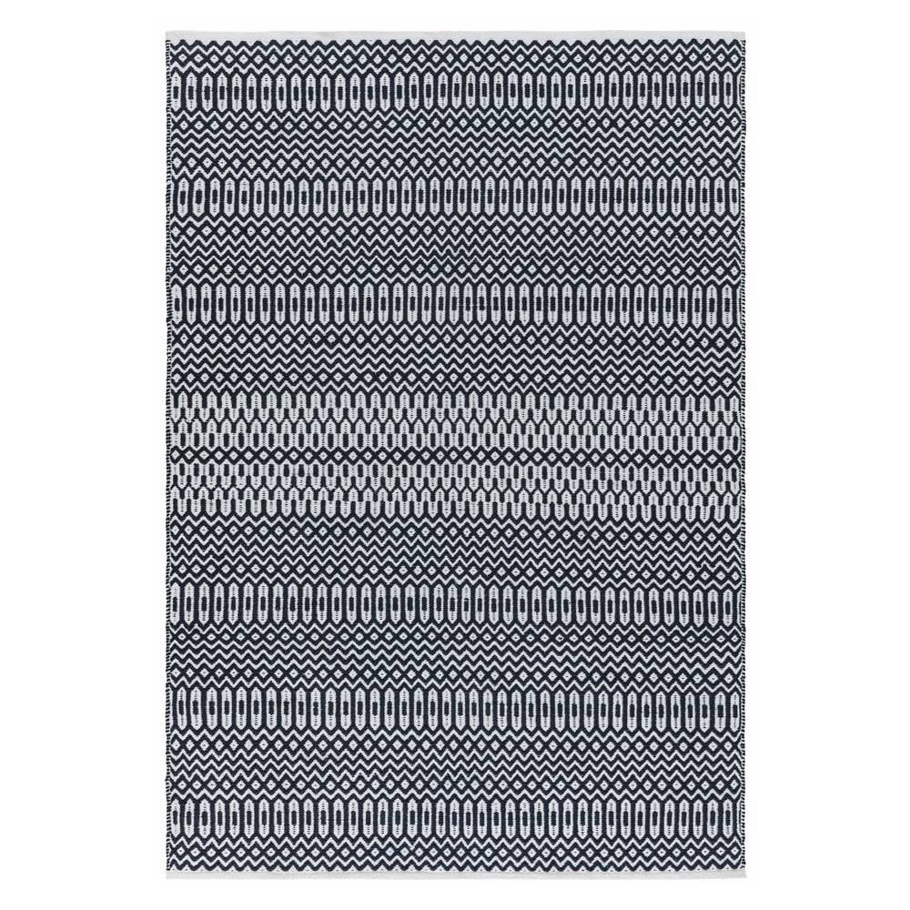 Asiatic Carpets Čierno-biely koberec  Halsey, 160 x 230 cm, značky Asiatic Carpets