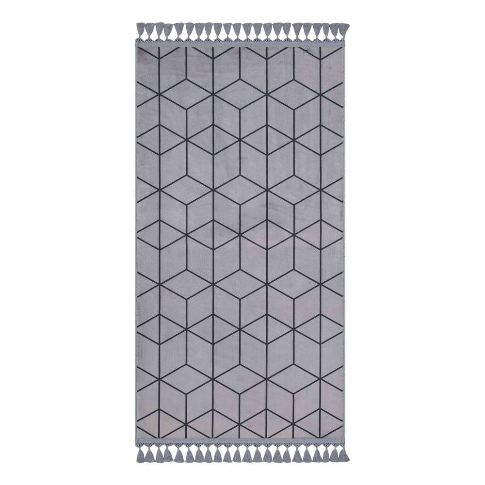 Vitaus Sivý umývateľný koberec 150x80 cm - , značky Vitaus