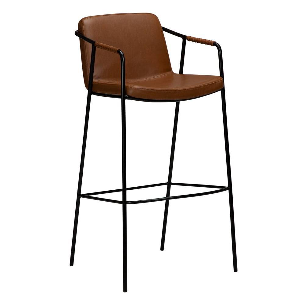 DAN-FORM Denmark Hnedá barová stolička z imitácie kože  Boto, výška 105 cm, značky DAN-FORM Denmark