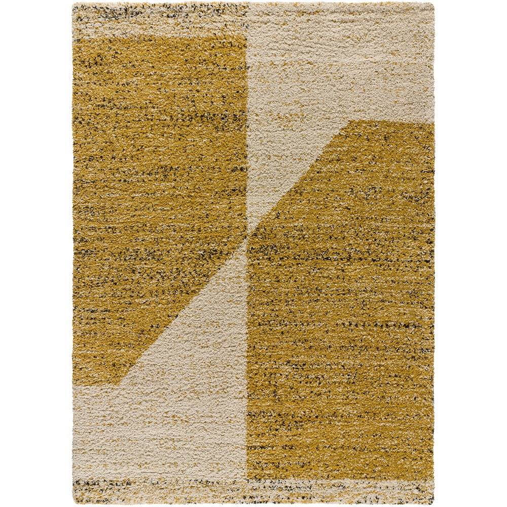 Universal Horčicovožltý koberec  Ikone, 133 x 190 cm, značky Universal