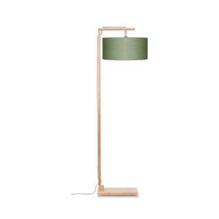 Good&Mojo Stojacia lampa so zeleným tienidlom a konštrukciou z bambusu  Himalaya, značky Good&Mojo