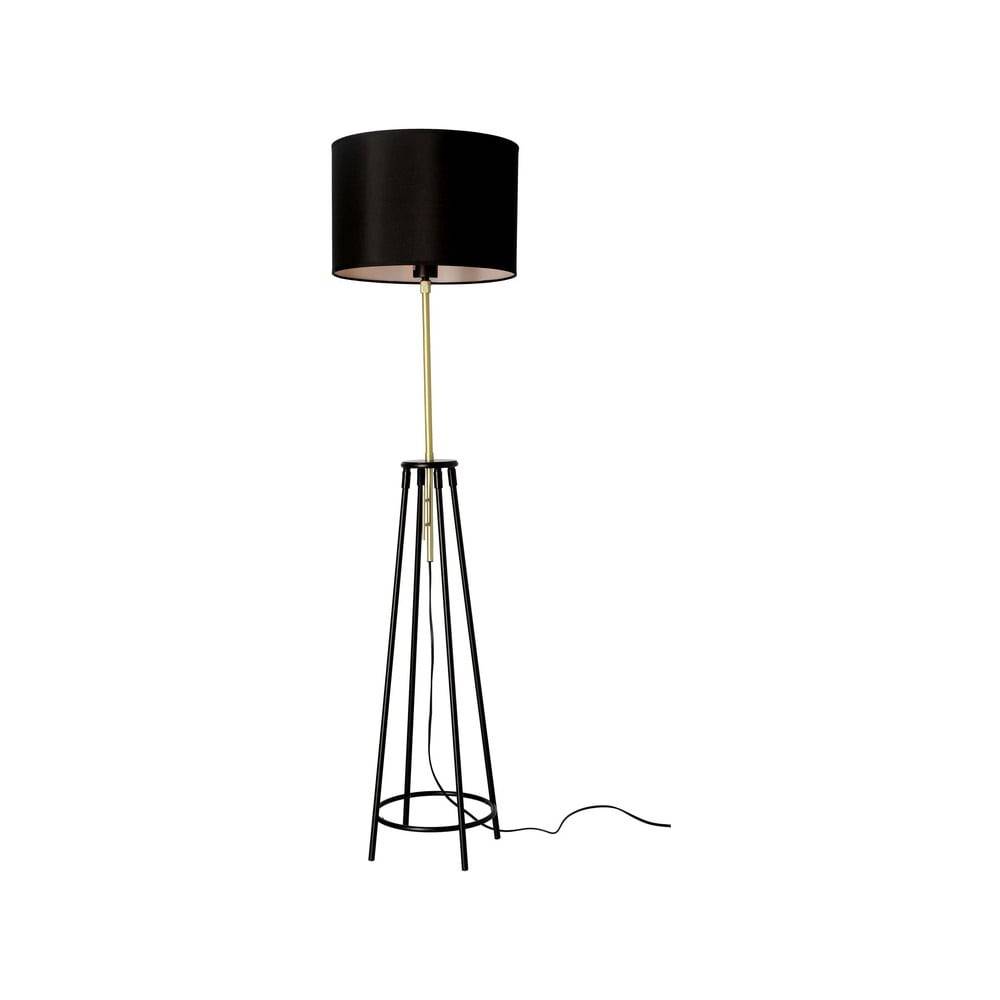 Candellux Lighting Čierna stojacia lampa (výška 154 cm) Tegola - , značky Candellux Lighting