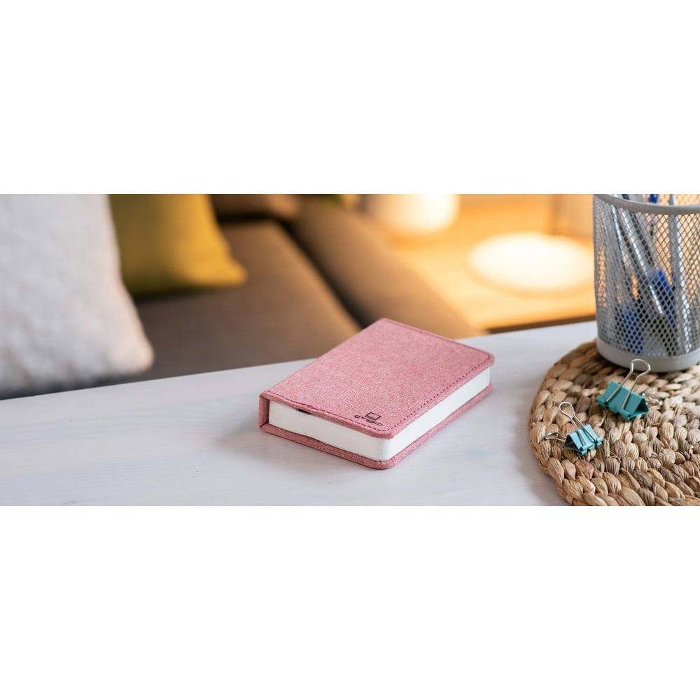 Gingko Ružová malá LED stolová lampa v tvare knihy  Booklight, značky Gingko