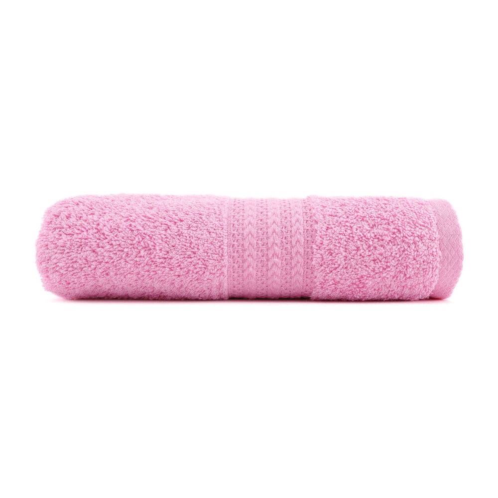 Foutastic Ružový uterák z čistej bavlny , 70 × 140 cm, značky Foutastic