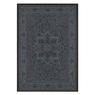 Čierno-sivý vonkajší koberec NORTHRUGS Anjara, 140 x 200 cm