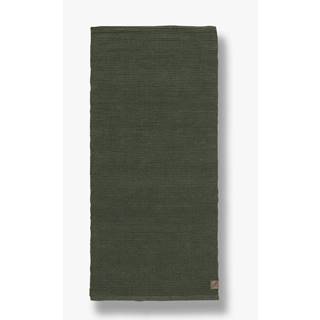Tmavo zelený jutový koberec behúň 75x245 cm Ribbon - Mette Ditmer Denmark