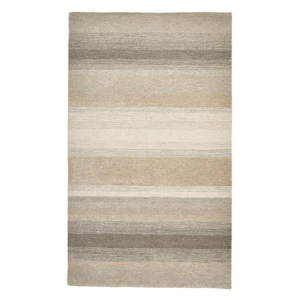 Think Rugs Hnedý/béžový vlnený koberec 170x120 cm Elements - , značky Think Rugs
