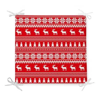Minimalist Cushion Covers Vianočný sedák s prímesou bavlny  Stockings, 42 x 42 cm, značky Minimalist Cushion Covers